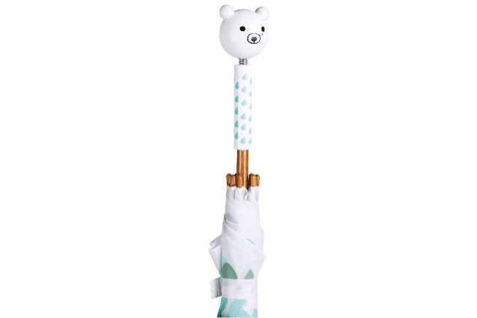 Bear Umbrella with artwork by Shinzi Katoh - The Montessori Room, Toronto, Ontario, Canada, Vilac, toddler umbrella, children's umbrella, outdoor toys, spring toys, summer toys, Montessori outdoor materials, best umbrella for kids, made in France