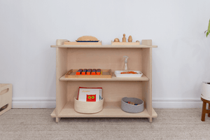 Beech Wood Tray with Handles - The Montessori Room
