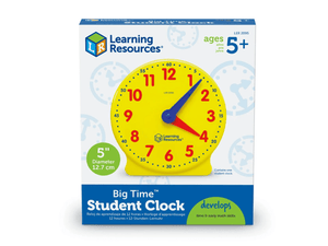 Big Time™ Student Clock (5" Diameter)