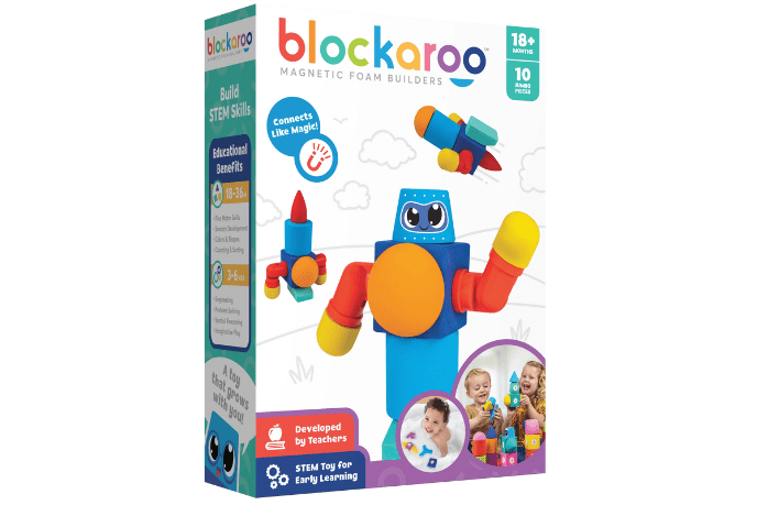 Blockaroo Magnetic Foam Builders - 10 pcs