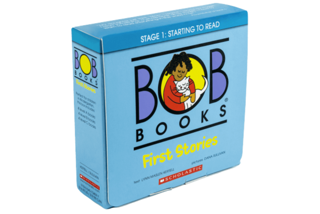 Bob Books: First Stories, stage 1 starting to read, age 5 to 7, phonics, best books for learning to read, best selling books with phonics. three and four letter words, The Montessori Room, Toronto, Ontario, Canada, Stage 1: Learning to Read