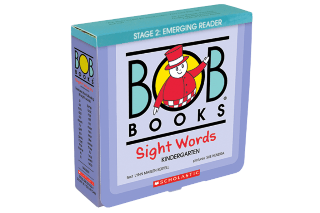 Bob Books: Sight Words - Kindergarten [Stage 2: Emerging Reader], best books for learning how to read, phonics, ages 4 to 6, books for kindergarten, best selling books for learning how to read, The Montessori Room, Toronto, Ontario, Canada. 