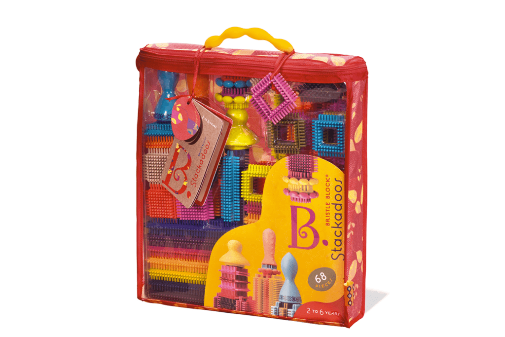 B. Creative Bristle Blocks Stackadoos 68 pieces I The Montessori Room