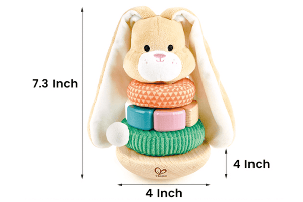 Bunny Stacker by Hape I The Montessori Room