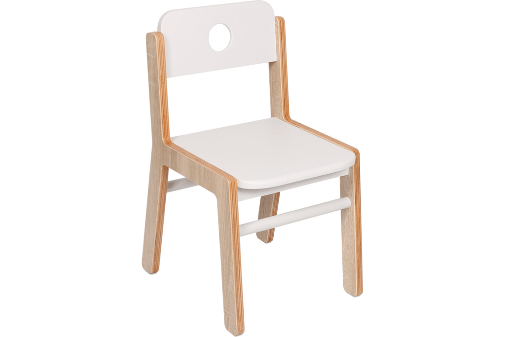 Beleduc Chair, wooden classroom chairs, 3 years and up, 3 heights, Montessori furniture, Educational furniture, The Montessori Room, Toronto, Ontario, Canada. 