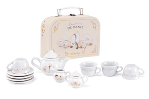 Petite Ecole De Danse - Porcelain Tea Set By Moulin Roty, Porcelain tea set for children, china tea set, pretend tea party, Toronto, Canada
