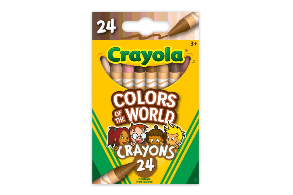 Crayola Colours of the World Crayons (24 Pack), COTW crayons, Toronto, Canada, skin colour crayons, skin tone crayons