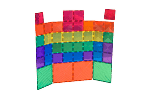 Connetix 40 Piece Square Pack CA, Magnetic tile, magnatiles, square magnetic tiles, best building toys for kids, best blocks for kids, best magnetic tiles, strongest magnetic tiles, best educational toys for children, best STEM toys for kids, Toronto, Canada