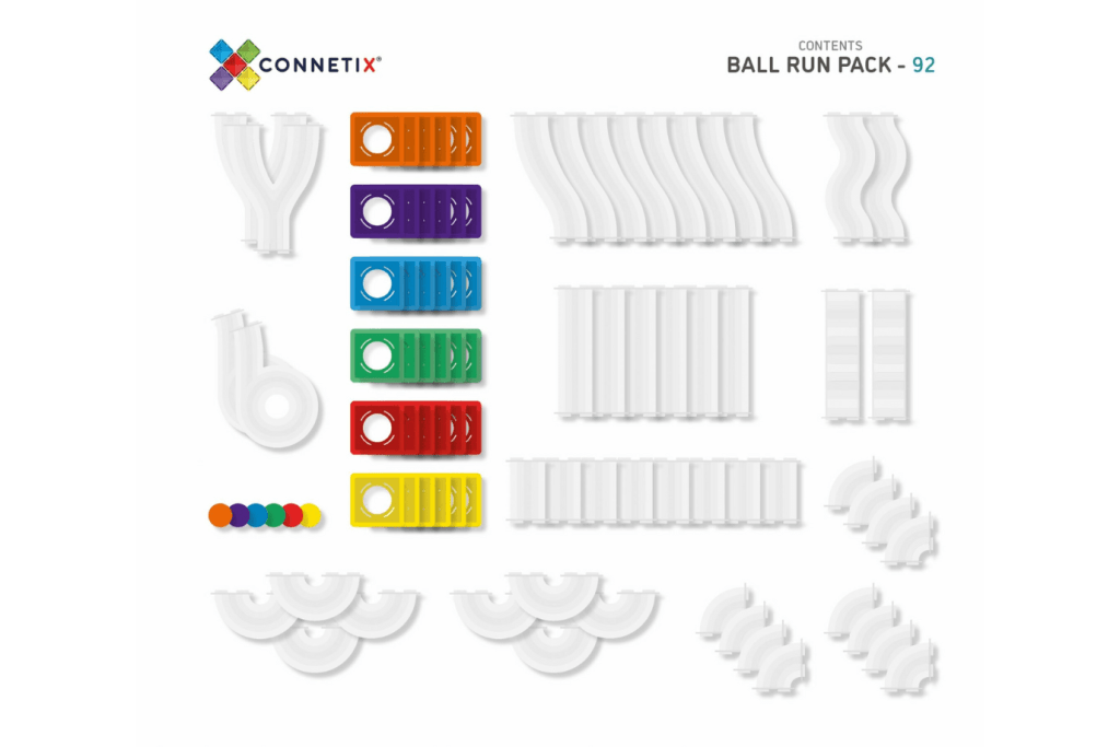 Connetix Tiles 92 Piece Ball Run Pack