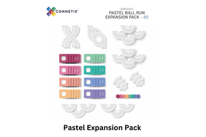Connetix Tiles Ball Run Expansion Packs (Rainbow or Pastel)