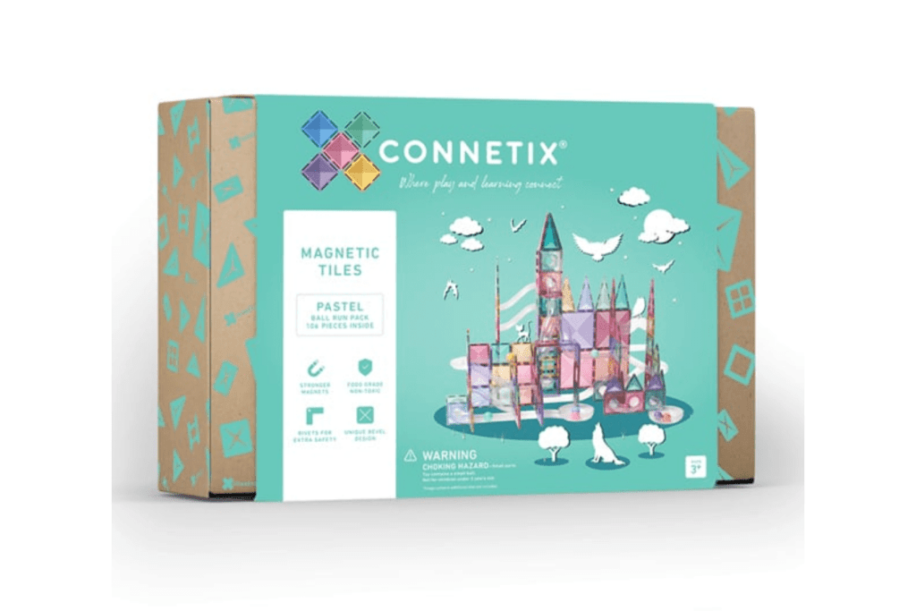 Connetix Tiles Pastel 106 Piece Ball Run