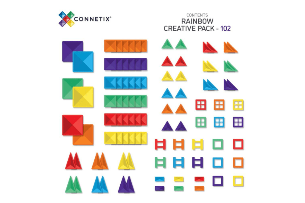 Connetix Tiles Rainbow Creative Pack 102 pc