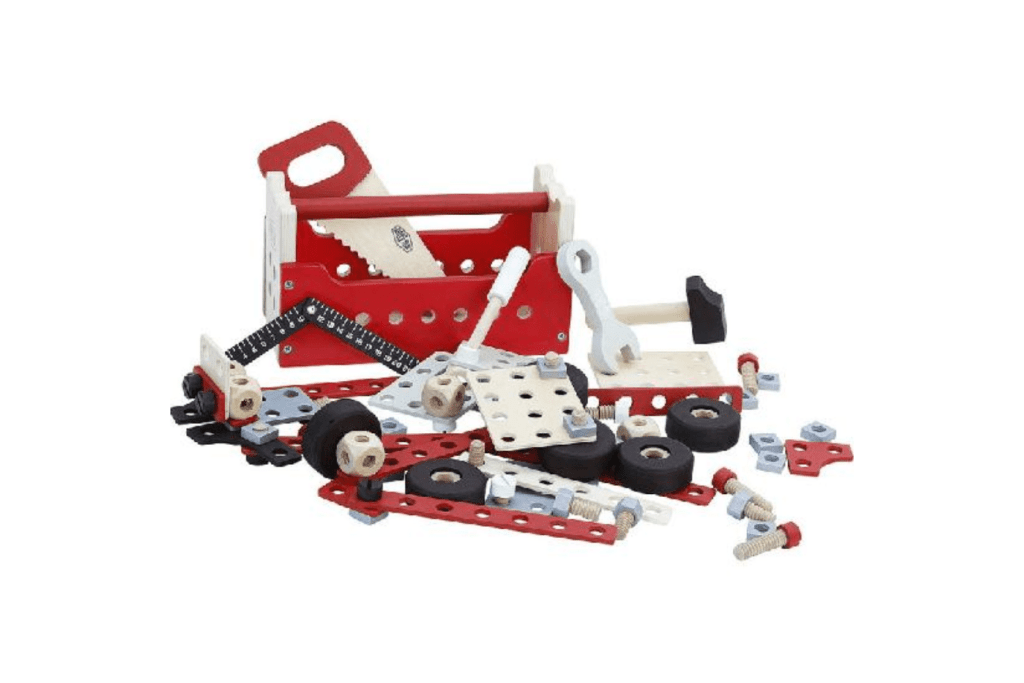 Red Toolbox Kid's Work Bench Set in the Kids Tools department at