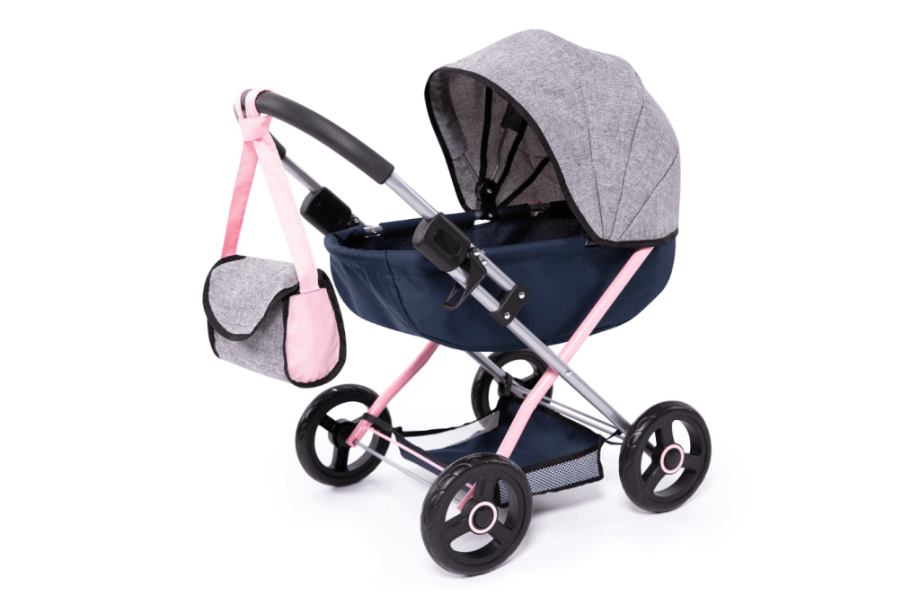 Cosy Doll Pram, 46 cm doll, doll strollers, doll accessories, modern design, The Montessori Room, Toronto, Ontario, Canada. 