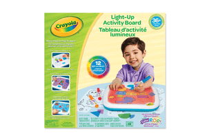 Crayola Light Up Activity Board, Crayola, light table, light up board, educational toys, sensory toys, imaginative play, crafts, The Montessori Room, Toronto, Ontario, Canada