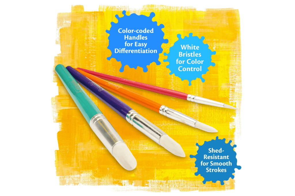 Crayola Round Brush Set (4 Count)