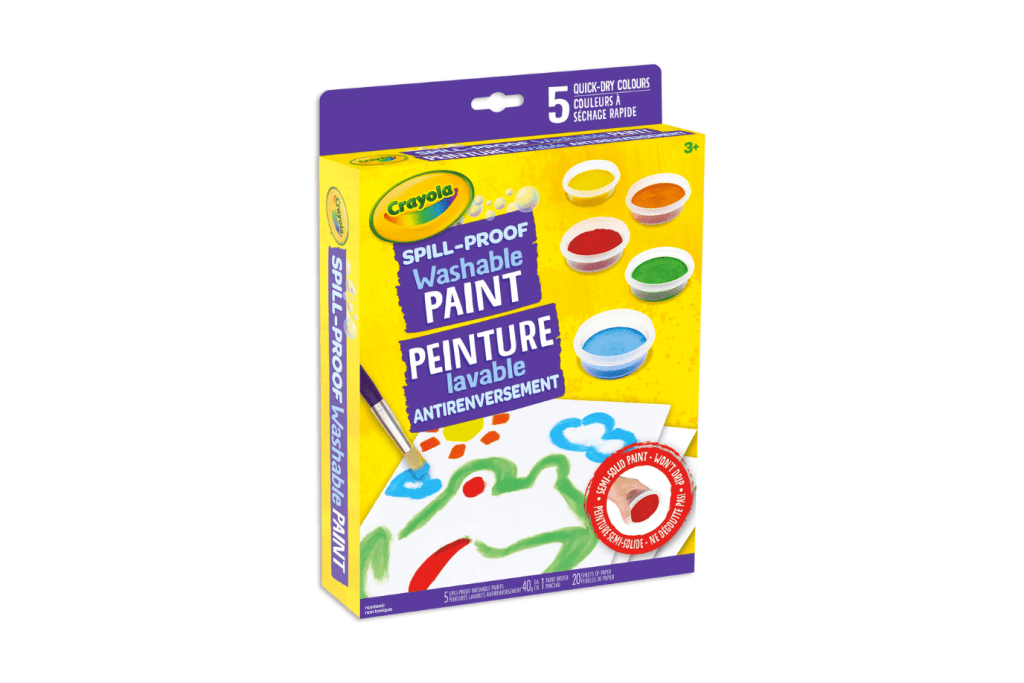 Crayola Spill Proof Washable Paint Set - Art, Craft, Fun and Learning -  Recommended For 3 Year - 1 Kit - Filo CleanTech