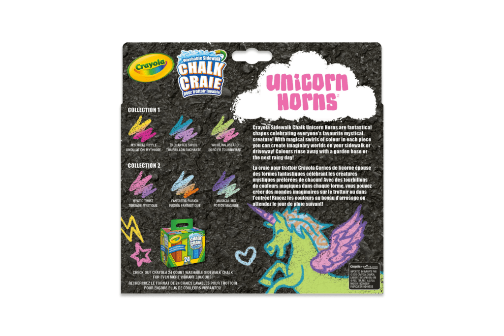 Crayola Unicorn Sidewalk Chalk (3 Count)