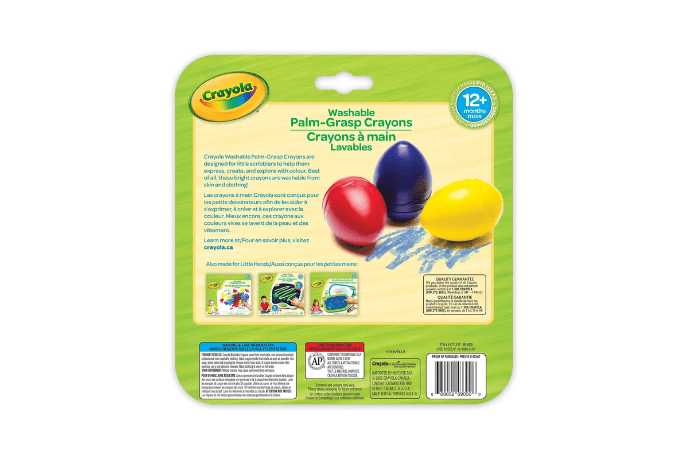 Crayola Washable Palm-Grasp Crayons
