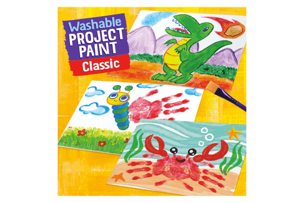 Crayola Washable Project Paint (Includes 10 Colours)