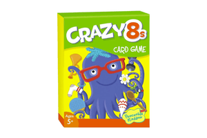 Crazy 8s Card Game, Peaceable Kingdom, Travel games, card games for kids, best games for kids, best card games for children, best games for a five year old, crazy eights, card games for children, best games for family game night Toronto, Canada