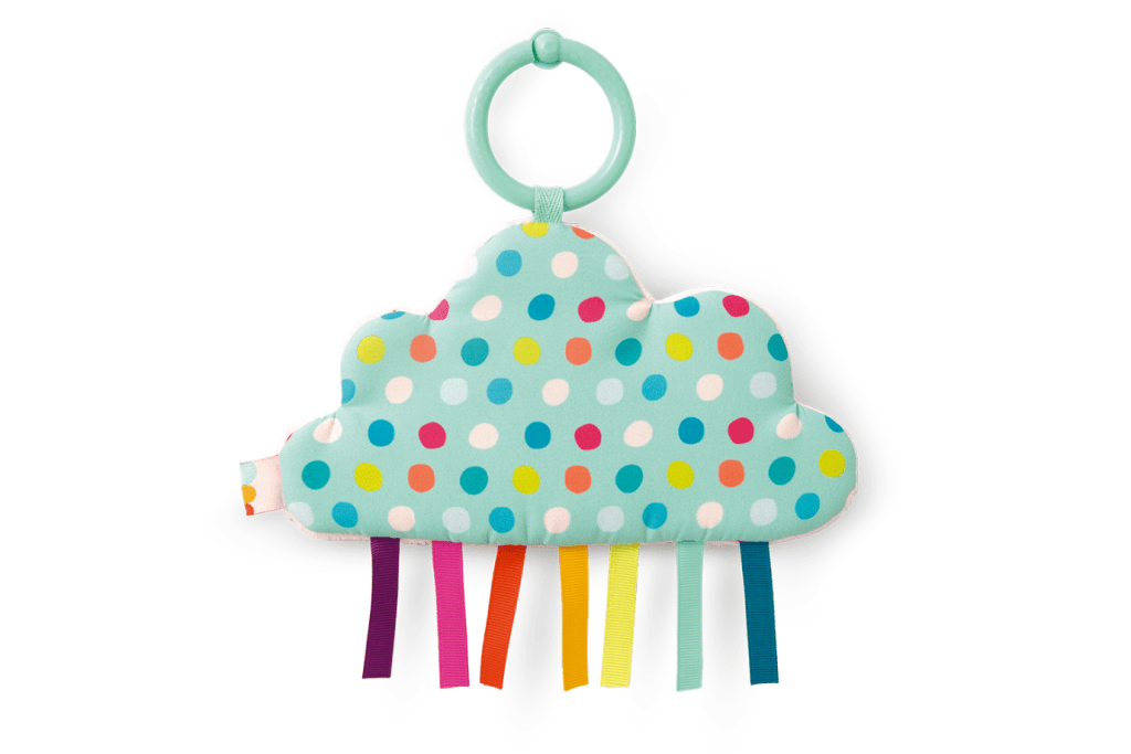 Crinkly Cloud Rattle I The Montessori Room