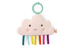 B.Baby - Crinkly Cloud Rattle, stroller toys, rainbow stroller toy, crinkle toys for babies, crinkle toys for infants, best toys for an infant, noisy toys for infants, Toronto, Canada, hanging toys for babies