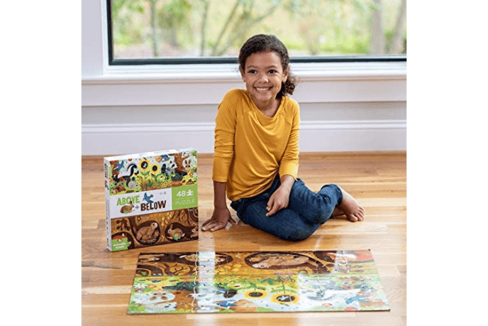 Crocodile Creek Above & Below Puzzles (48 Pieces, Ages 4-6)