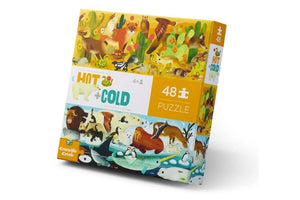 Crocodile Creek Hot & Cold Habitats Puzzle (48 pieces, Ages 4-6)