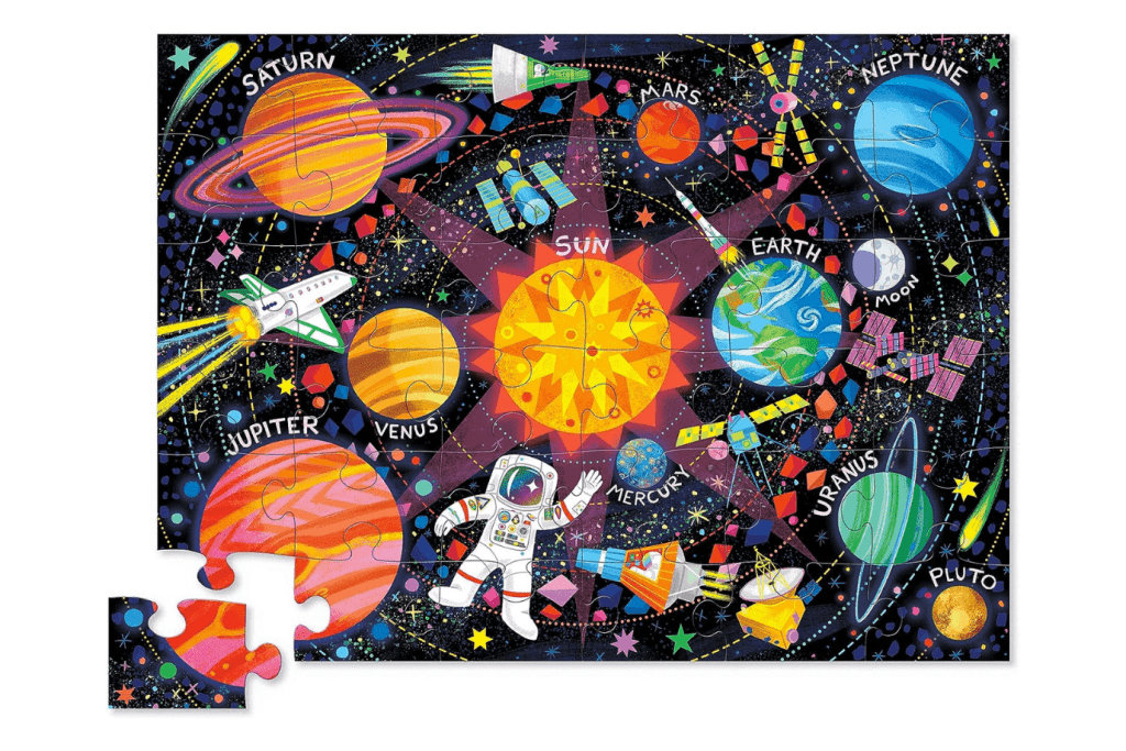 Crocodile Creek Space Explorer Puzzle (36 pieces, Ages 3-6)
