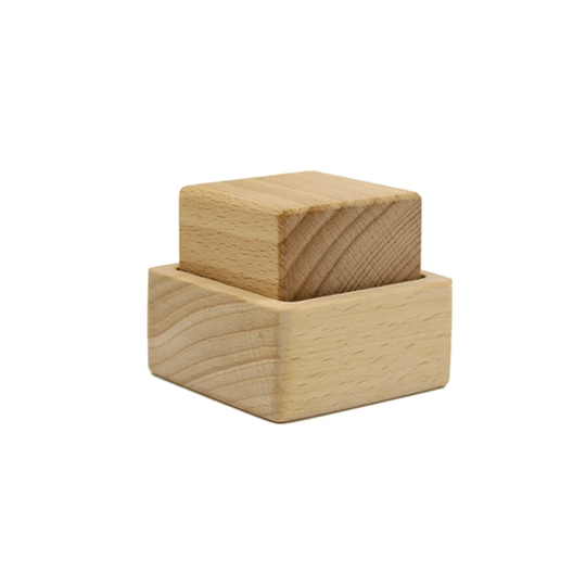 Cube in Box - The Montessori Room, Toronto, Ontario, Canada, Montessori materials, Montessori toys, educational toys, wooden toys, baby toys, infant toys, pincer grasp, fine motor toys, best toys for infants, best toys for baby, baby registry, baby's first toy