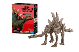 4M Dig a Dino Skeleton - Stegosaurus, paleontology for kids, dinosaur gifts for kids who like dinos, science gifts for kids, educational gifts for kids, Toronto, Canada