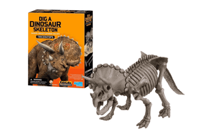 4M Dig a Dino Skeleton - Triceratops, paleontology for kids, dinosaur gifts for kids who like dinos, science gifts for kids, educational gifts for kids, Toronto, Canada
