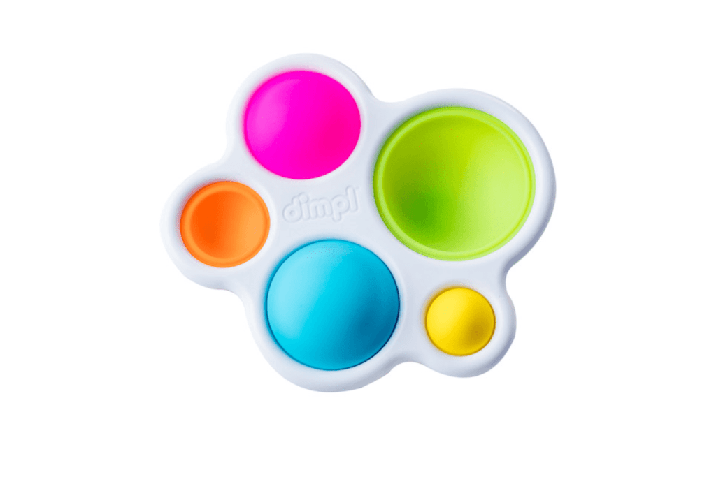 Fat Brain Toys Wimzle Sensory Fidget Toy - Spinning Baby Toy For 6+ Months