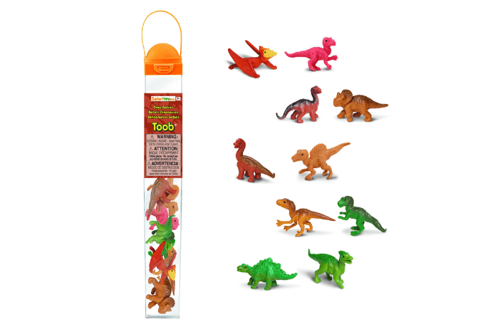 Dino Babies Toob®, Safari Ltd, Toobs, Dinosaur Toob, dinosaur figures, dinosaur plastic figures, life like dinosaur figures, educational toys, open ended toys, imaginative play, open ended play, miniature animals, miniature dinosaurs, The Montessori Room, Toronto, Ontario, Canada