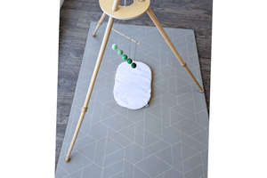 Extra Tall Wooden Baby Gym for Montessori Mobiles