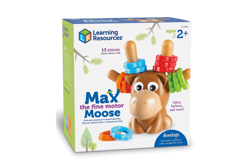 Fine Motor Moose Ring Sorter