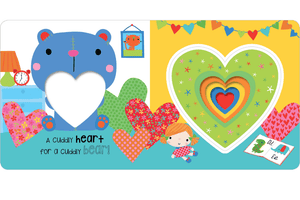 Five Little Hearts Pop Out and Play [Board book]