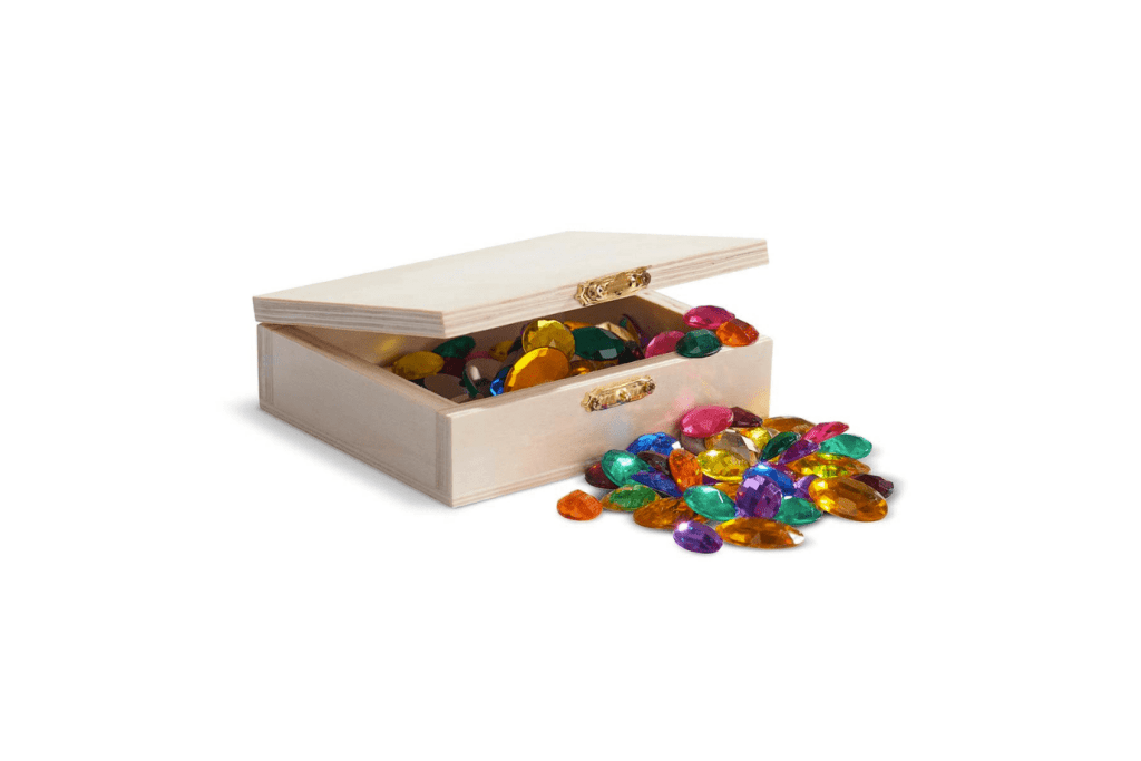 Glitter Treasure (100 Pieces in a Wooden Box)