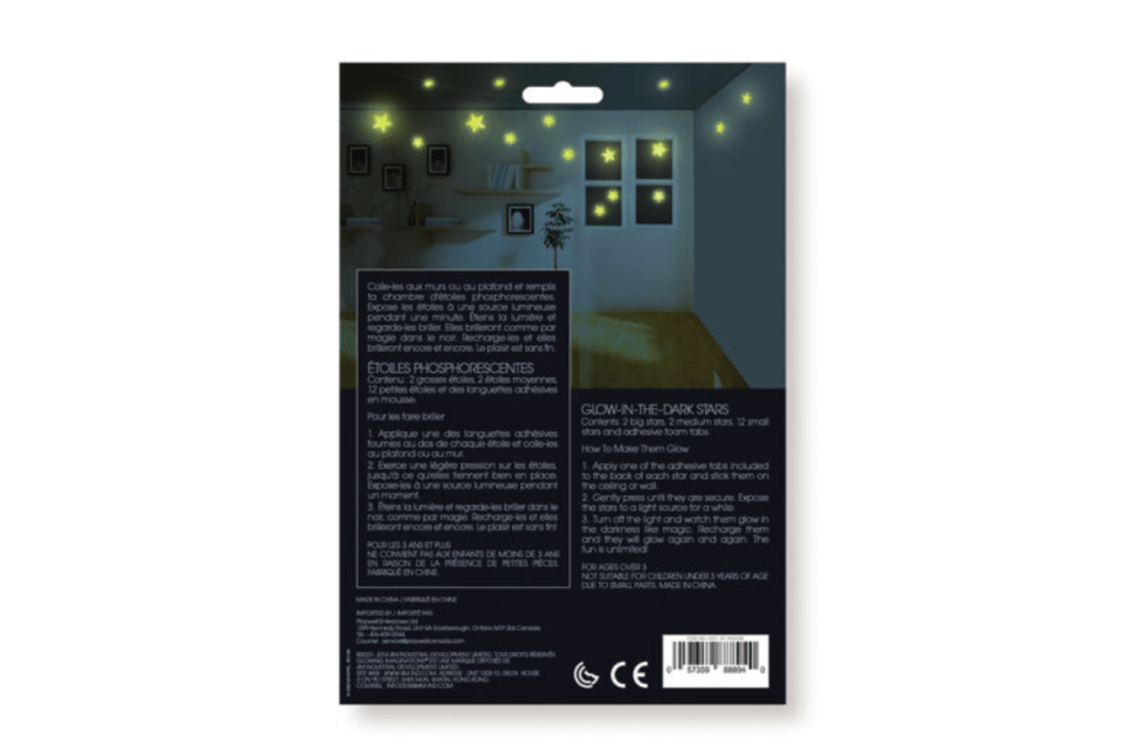 Glow In The Dark Stars (Wall and Ceiling Stars)