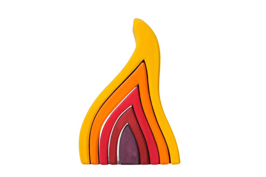 Grimm&#39;s Fire, Grimm&#39;s Fire Medium, Grimm&#39;s elements, Grimm&#39;s toys, Grimm&#39;s wooden toys, building toys, educational toys, open ended toys, imaginative play, best toys for 1 year old, best wooden toys, The Montessori Room, Toronto, Ontario, Canada