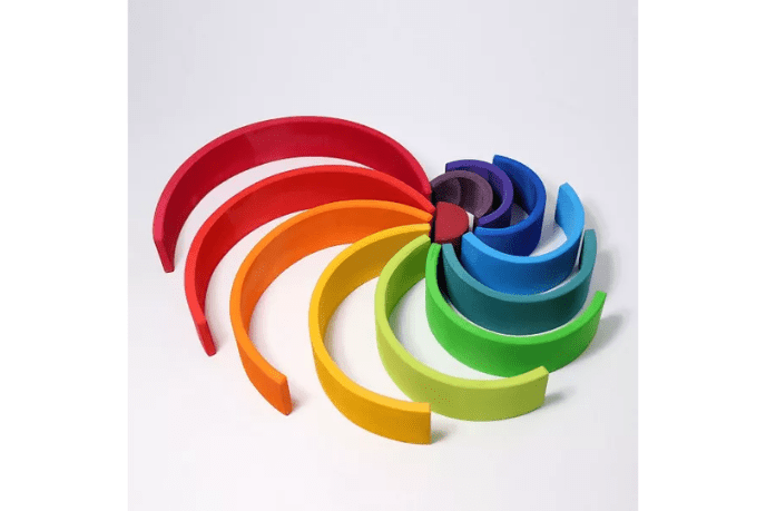 Grimm s Large Rainbow 12 pcs I The Montessori Room