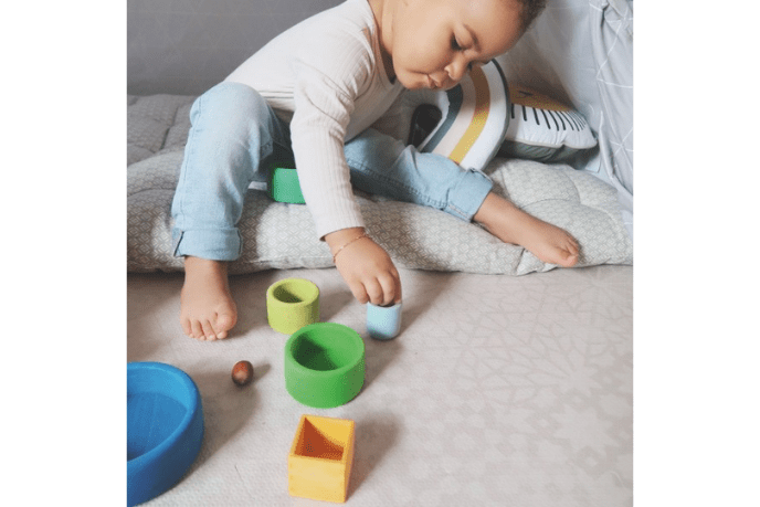 Grimm s stacking rainbow bowls