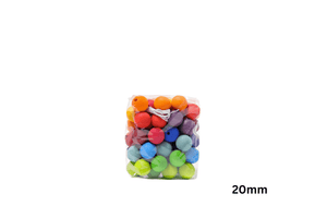 Grimm's Wooden Beads, multi-colour wooden beads, 20mm beads, 30mm beads, 12 vibrant colours, rainbow colours, 3 years and older, high quality toys, fine motor skills, hand-eye coordination, The Montessori Room, Toronto, Ontario, Canada.