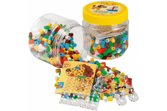 Hama Maxi Beads &amp; Pegboards (400 pcs) - The Montessori Room, Toronto, Ontario, Canada, Playwell, beading sets, iron on beads, plastic beads, beads for children, creative toys, fine motor toys, beads and pegboard