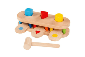 Hammer Bench by Goki - The Montessori Room.  Toronto, Ontario, Canada.  Goki toys, Hammer bench, wooden toys, toys for toddlers, best toys for 1 year old, educational toys