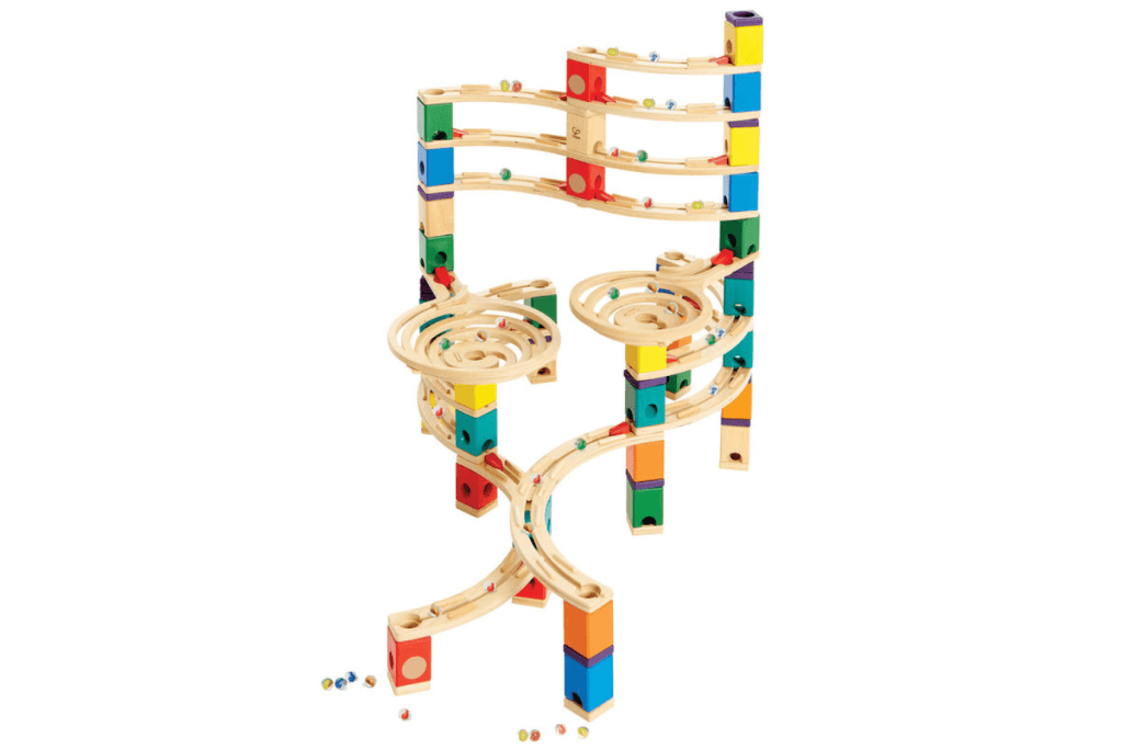 Hape quadrilla top marble run