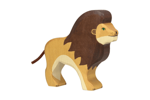 Holztiger Lion - The Montessori Room, Toronto, Ontario, Canada, Holztiger, wooden animals, wooden lion, best wooden figures, imaginative play, open ended play, high quality toys, jungle animals