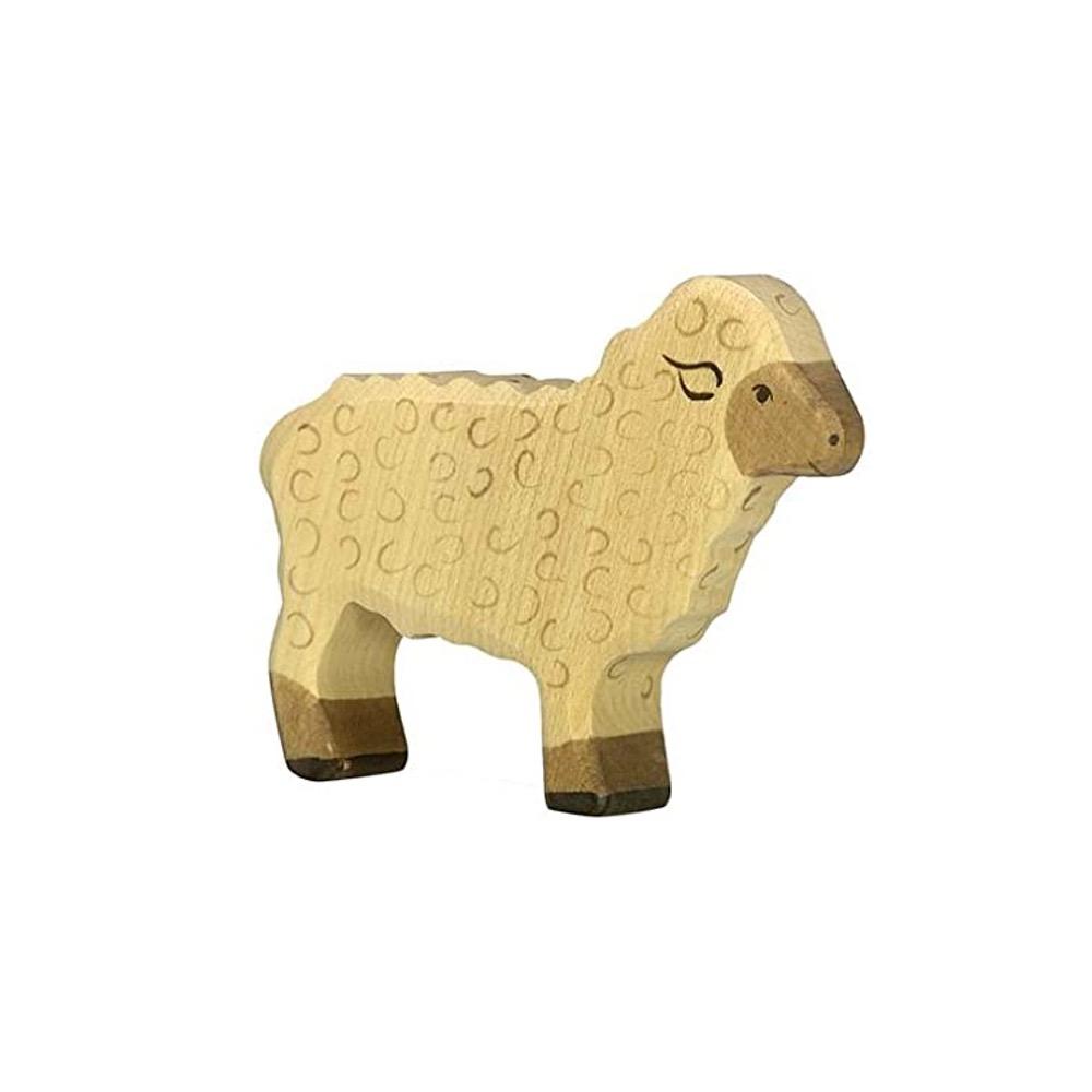 Holztiger Sheep - The Montessori Room, Toronto, Ontario, Canada, Holztiger, wooden animals, wooden sheep, best wooden figures, imaginative play, open ended play, high quality toys, Little Blue Truck animals