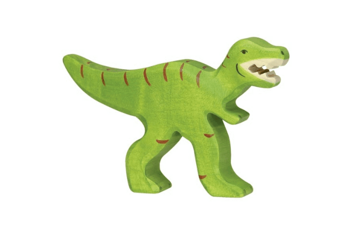 Holztiger Tyrannosaurus Rex - The Montessori Room, Toronto, Ontario, Canada, Holztiger, dinosaurs, wooden dinosaurs, wooden animals, wooden animal figures, high quality toys, open ended toys, imaginative toys, educational toys, T Rex